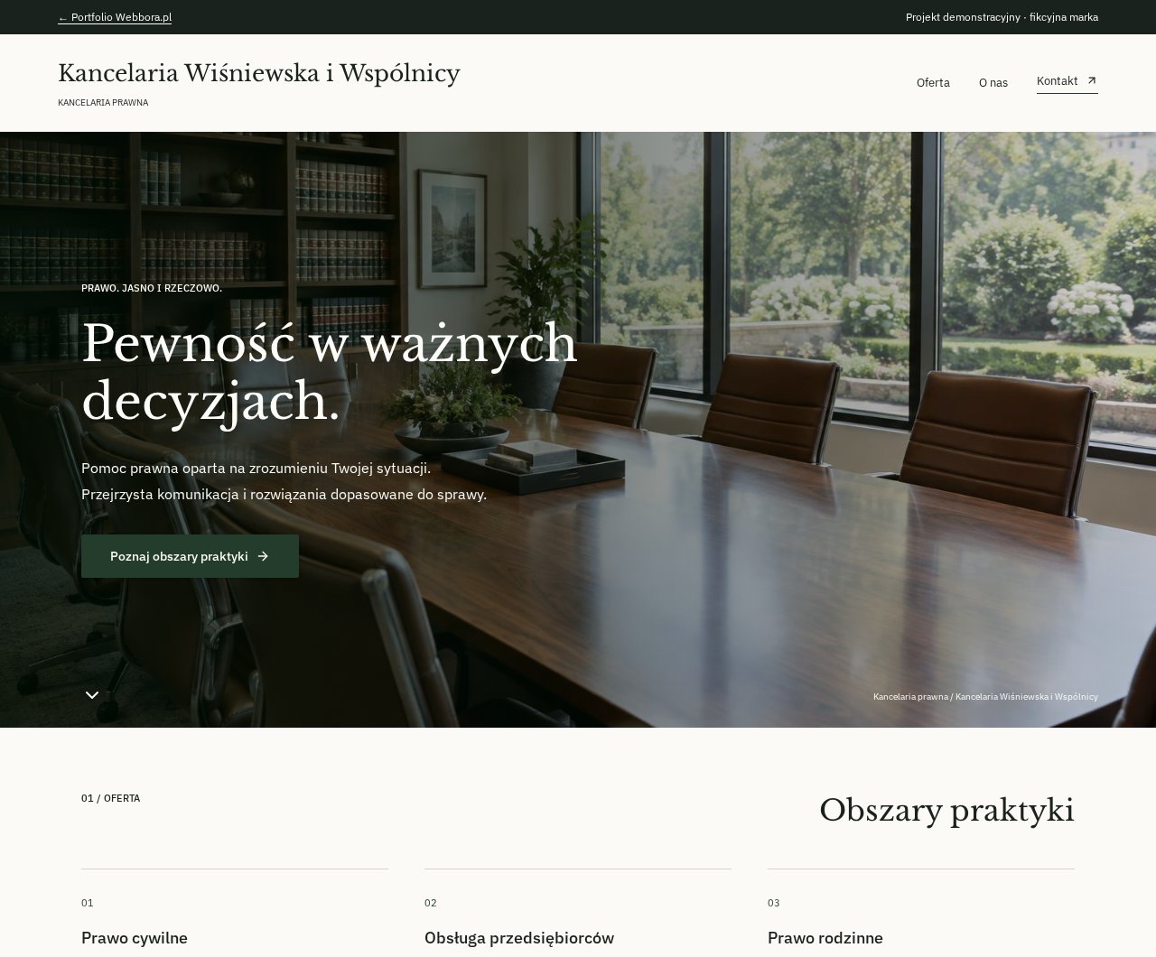 Podgląd strony Kancelaria Wiśniewska i Wspólnicy